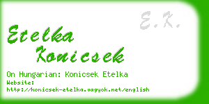 etelka konicsek business card